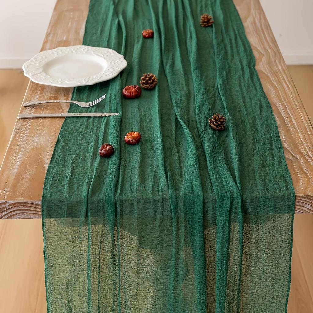 Элегантная прозрачная полиэстеровая скатерть для свадьбы, девичника, дня рождения, Дня благодарения, украшения рождественской вечеринки