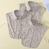 Fake Collar Female Floral Print Detachable Collars Mens Casual False Collar Shirt Tie Half Shirt Decor Nep Kraagie Gilrs