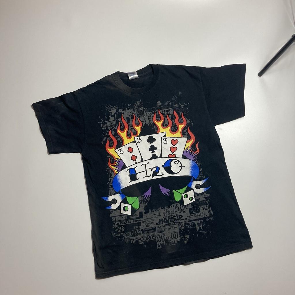 vintage h2o new york hardcore punk rock band bridge nine faded tee size medium Unisex T-Shirt