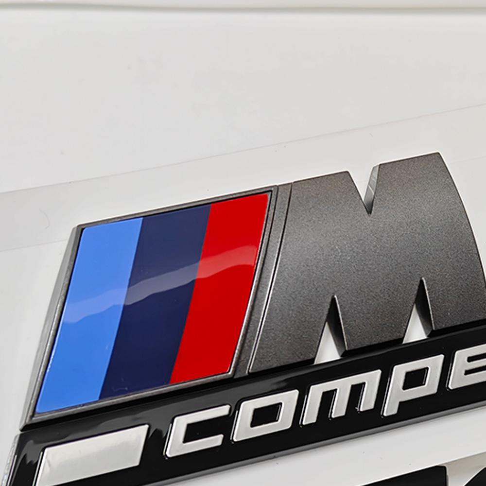 MLKQ6 Silver Grey Black M1 M2 M3 M4 M5 M6 M7 M8 COMPETITION Emblem for BMW Thunder Edition Car Trunk badge logo Sticker