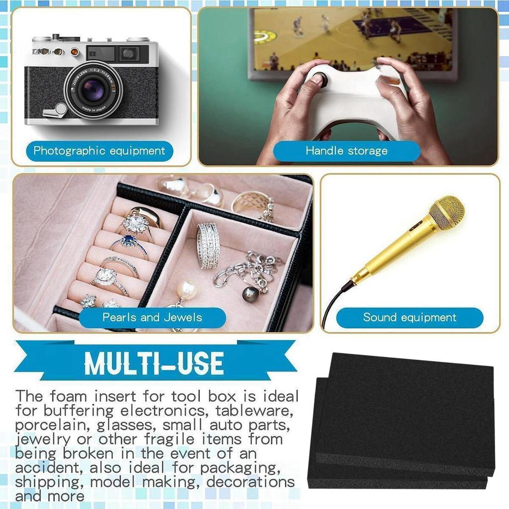 Inserts 2x Cuttable EPE FASHION ACCESSORIES for THE ALWAYS