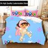 3D-принт D-Dora Cartoon Explorer Комплект постельного белья Пододеяльник Постельный комплект Одеяло Наволочка Одеяло размера King Queen Для мальчиков Взрослых
