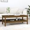 VidaXL Coffee Table Honey Brown 110x50x40 Cm Solid Pine Wood 814277