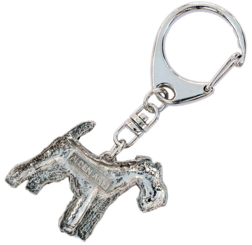 Коллекция брелоков для собак Лейкленд-терьер, сделанная в Англии