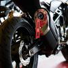 Портативная маленькая черная заглушка для промывки трубы глушителя с вышивкой для брелока красного цвета RIDE OR DIE