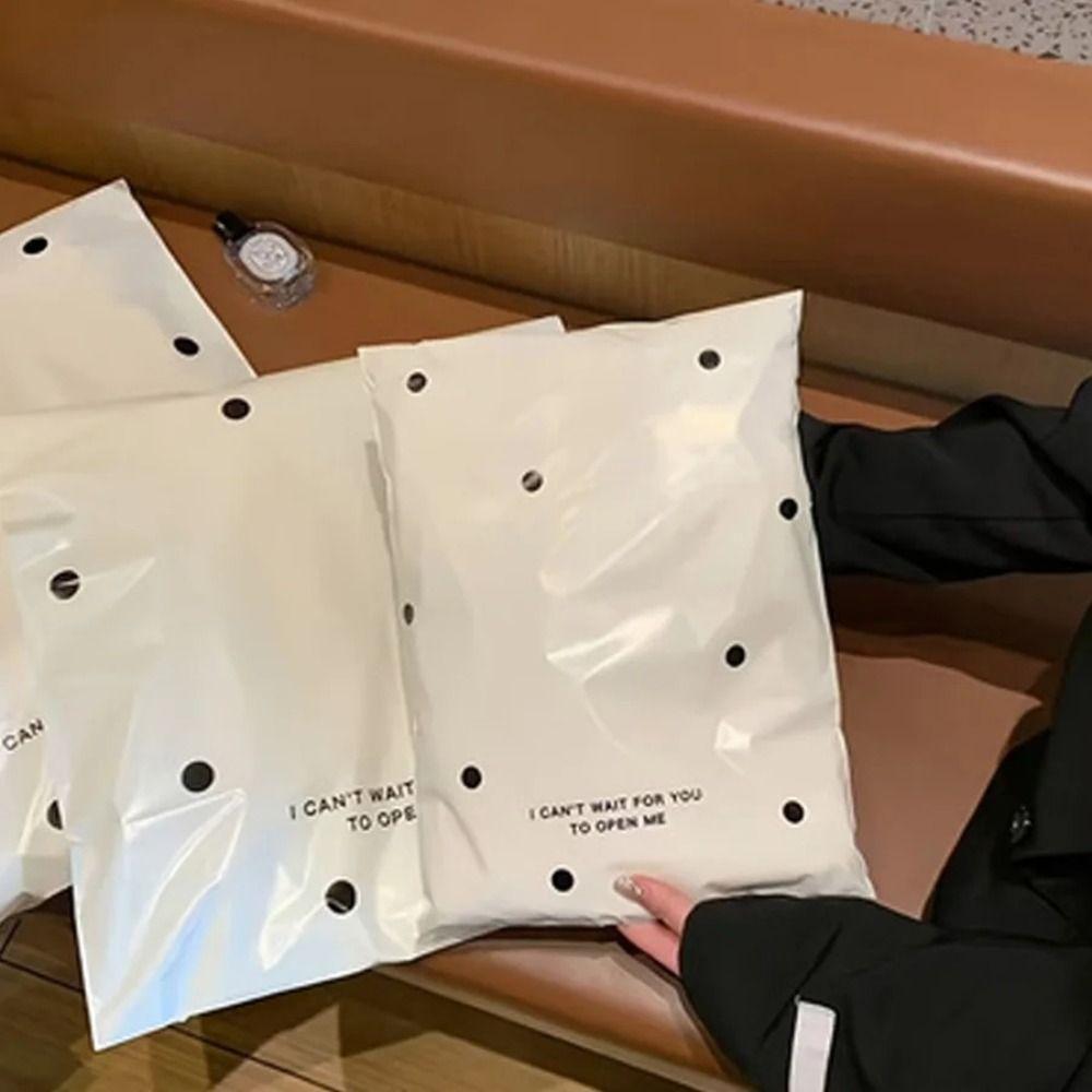 20 шт. Пакеты для экспресс-доставки в горошек Водонепроницаемые пакеты для упаковки одежды Новые пакеты для подарочной упаковки