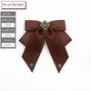 Coffee Color Shirt Unique Accessories Elegant Neck Tie New Charming Pins  For Girls