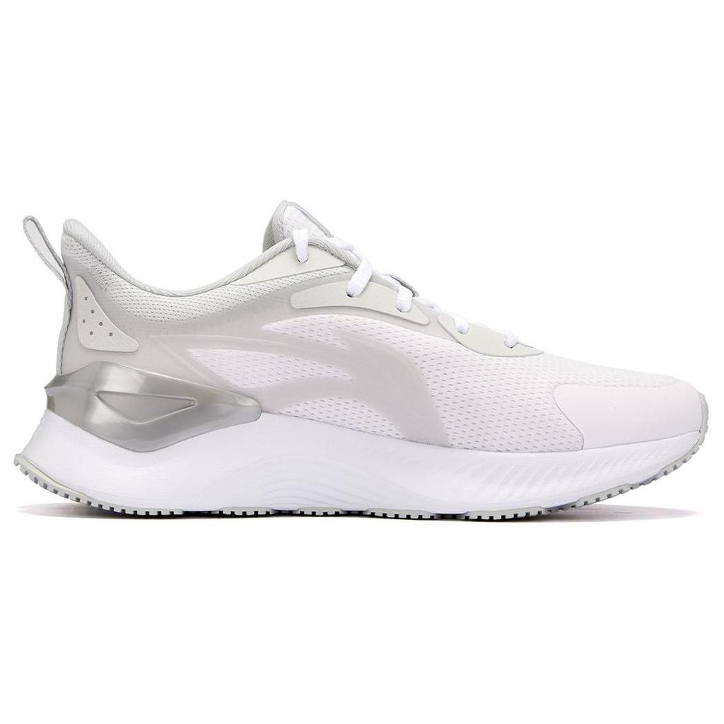 Li Ning YueYing 3.0 Амортизирующие износостойкие дышащие низкие кроссовки для бега Женские Белые Серые ARHU024-4