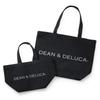 Dean Deluca Tote Eco and Solid Color & Bag, Black, S/L Size, Bag, Women's Men's,