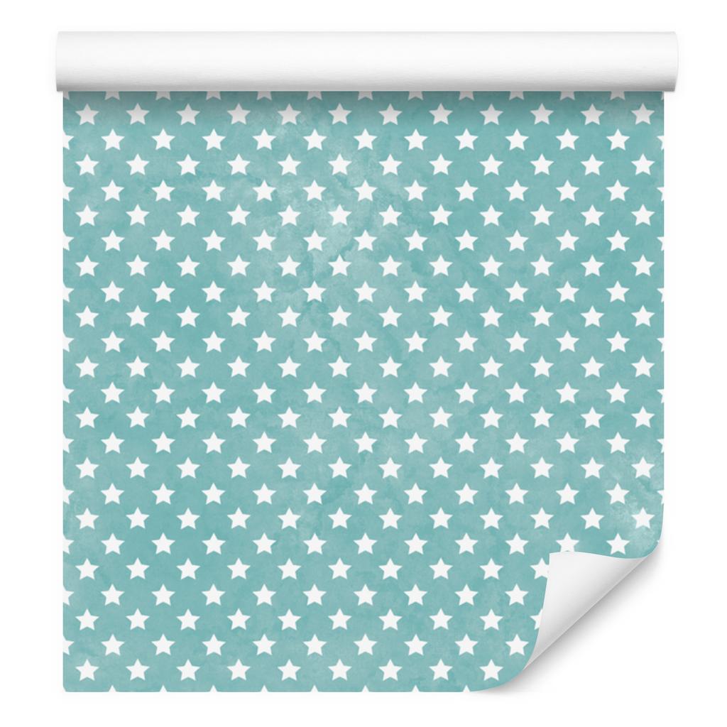 Stars Wallpaper Turquoise and Celadon for Living Room and Bedroom 50x1000