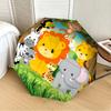 1pc Jungle Animals Automatic Open/Close Umbrella, Folding Compact Umbrella with Lightweight Design for Women/Men yy251011049