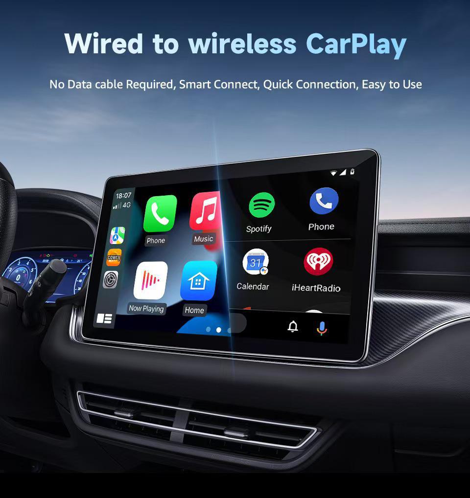Новый проводной и беспроводной CarPlay и Android Auto Box: Бесперебойная связь в автомобиле