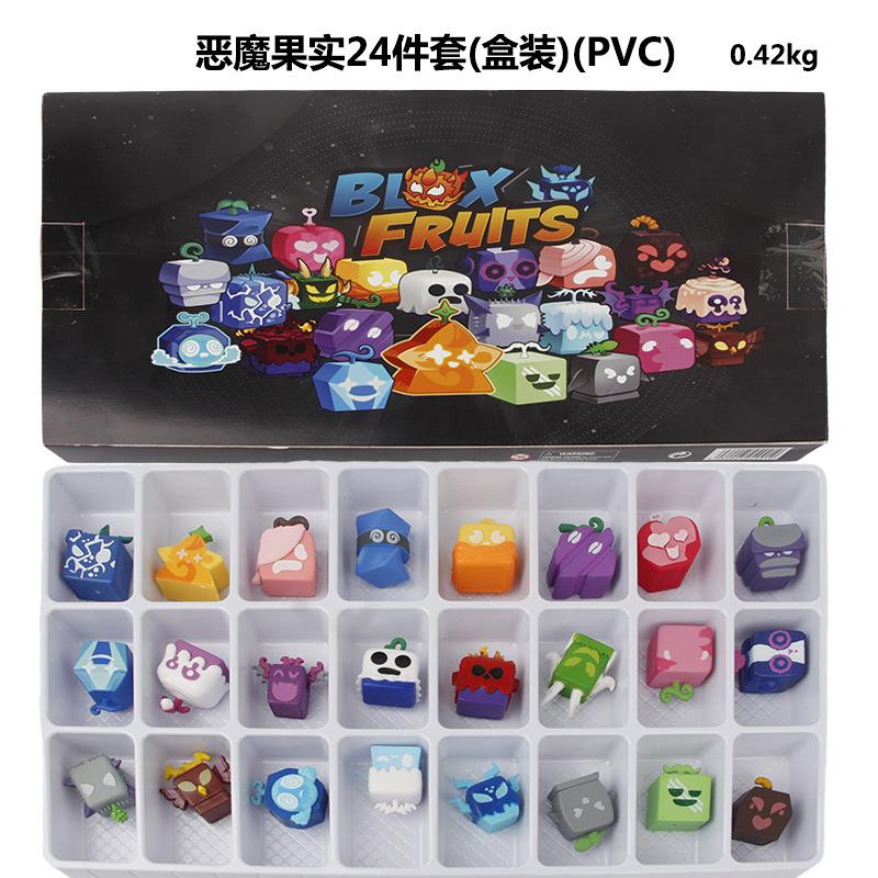 12/24/36 шт. Фигурки Blox Fruits Игрушки Фигурки Действия Blox Fruit ПВХ Модель Для Украшения Комнаты Детский Подарок на День Рождения Фигурка 3 см