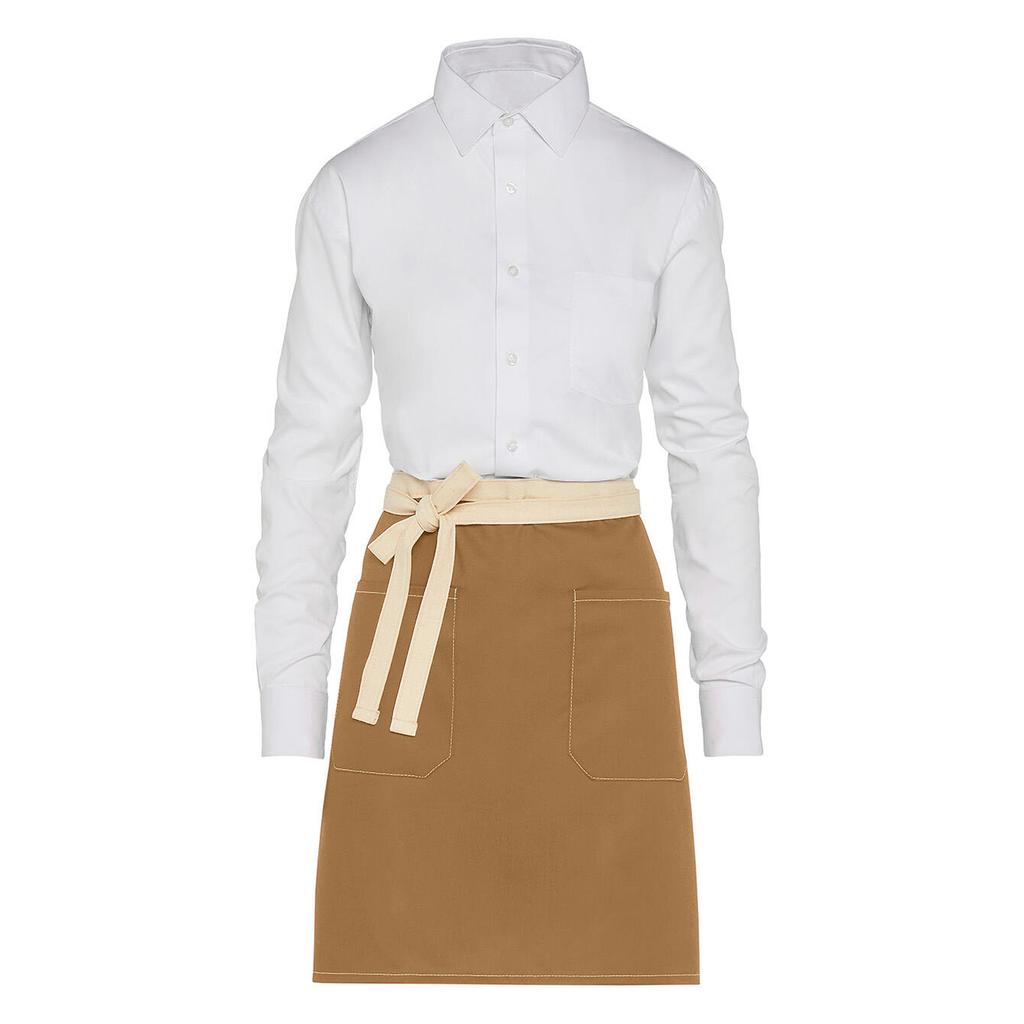 SG Accessories Bistro Santorini Contrast Pocket Short Apron