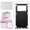 apgo Protective Skin Sticker for the Back+sides Compatible with Oppo K9 Pro 5G, Full Wrap Film, Foil, Vinyl - Pattern Black Honeycomb