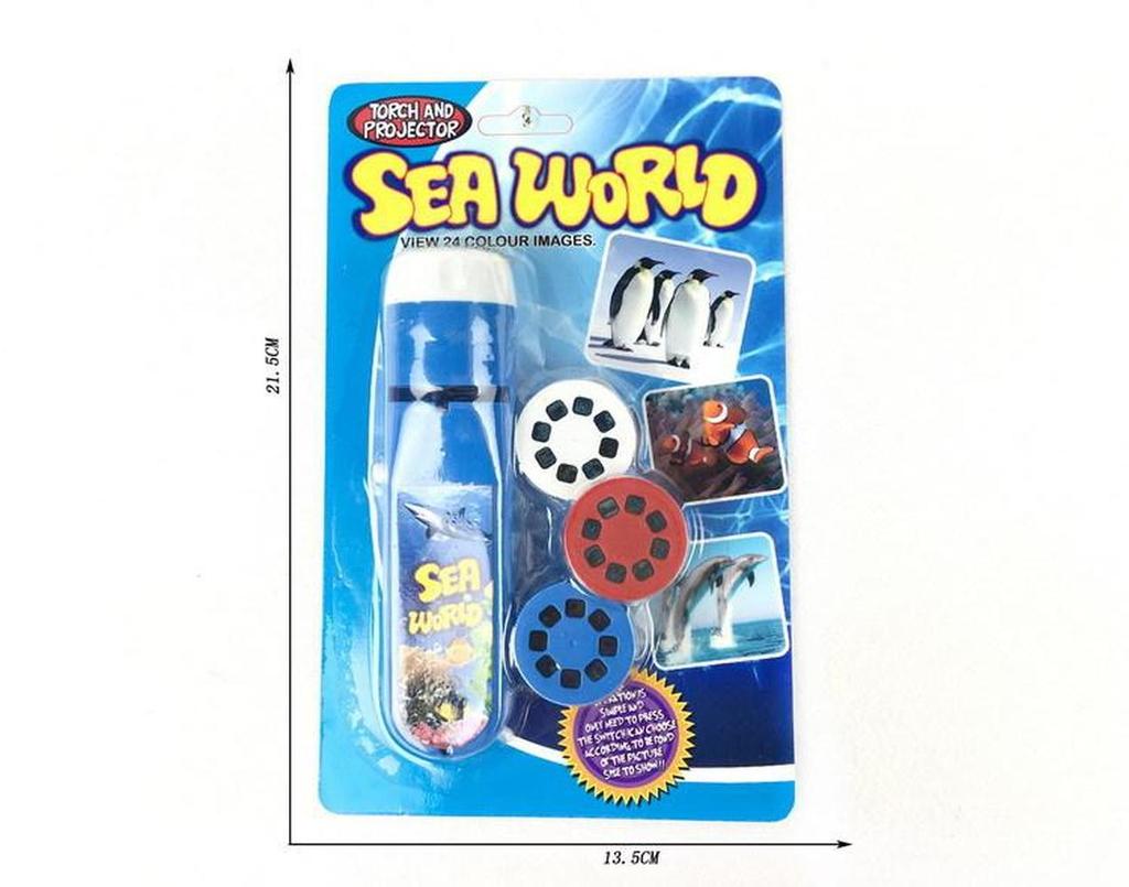 Projection Flashlight Children Projector Lamp Cute Cartoon Toy Night Photo Picture Light Bedtime Learning Fun Toys