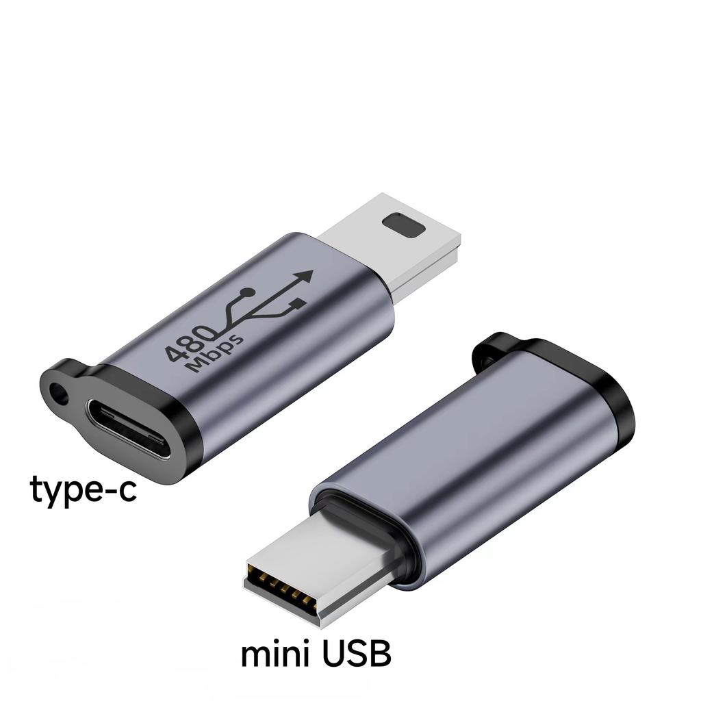 Micro USB Mini USB Type-C Адаптер освещения Синхронизация данных Зарядный преобразователь для iPhone Xiaomi Samsung Адаптер для мобильного телефона USB C Plugs Transfer Converte