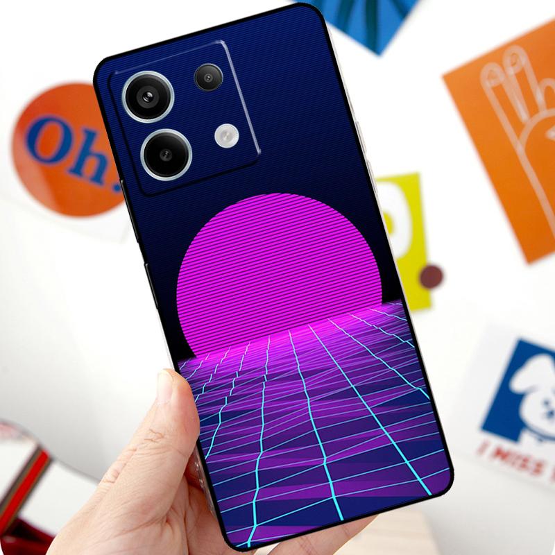 Неоновый Ретровейв 80-х Винтажное Искусство Чехол Для Xiaomi Redmi Note 13 Pro 10 11 12 14 Pro 11S 12S Чехол Для Redmi 15 12C 13C 14C 10C