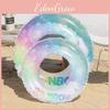 Экологичный ПВХ Материал Радужный Блестящий Надувной Круг для Плавания Детская Игрушка