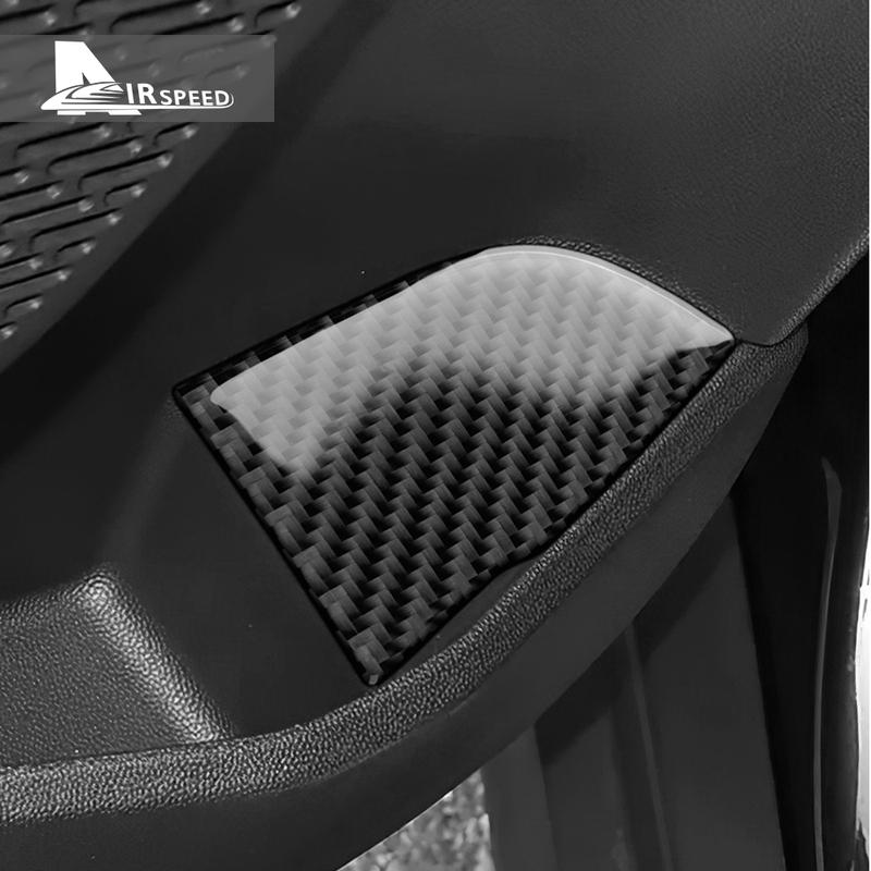For BMW Mini Cooper S F65 F66 F67 2024 2025 Trunk Button Sticker Panel Real Soft Carbon Fiber Interior Trim Accessories Styling.