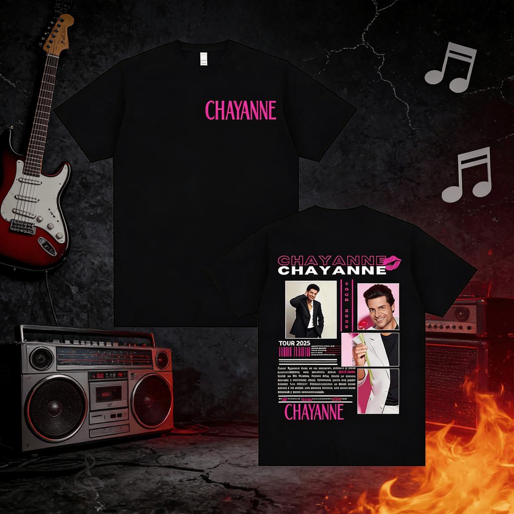 Chayanne Bailamos Otra Vez Album 2025 Tour Summer Mens Womens Fashion Tshirt Classic Retro Street Wear High Quality Tshirt