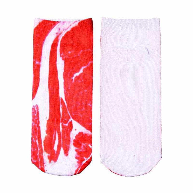 Новый 3D-принт с изображением животных, тигра, панды, кошки, собаки, льва, конфет, мяса, искусства, красочные женские забавные носки, новинка, подарок, дропшиппинг