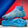 Мужские спортивные футбольные бутсы Fg/Ag с длинными шипами для взрослых, прочные, для тренировок на искусственном покрытии, высокие, нескользящие