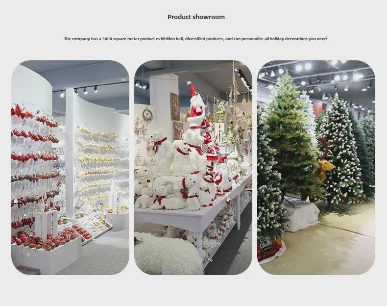 10 см елочные шары с бриллиантовым флокированием - набор из 4 шт.