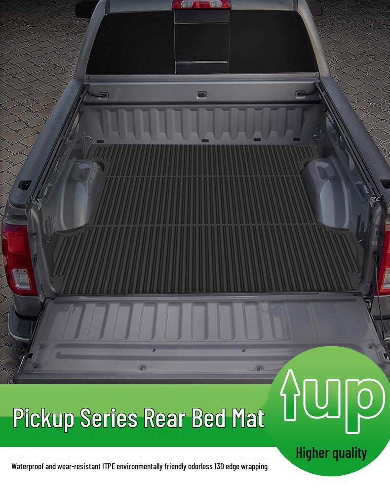 Mitsubishi Triton L200/Strada Rear Bed Mat: Waterproof, Wear-Resistant Tailgate Protector