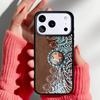 Коричневый ковбойский кожаный чехол для телефона iPhone 17 Air 16e 15 14 13 Pro Max Задняя крышка для 12 11 Pro Coque