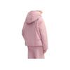 Fila Down Jacket Solid Color Simple Fashion Windproof Hooded Down Coat Women Jackets Pink F11W443911FPK