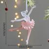 Рождественские подвески, праздничные атрибуты для рождественской елки, креативная снежинка, лось, танцор, декоративная подвеска