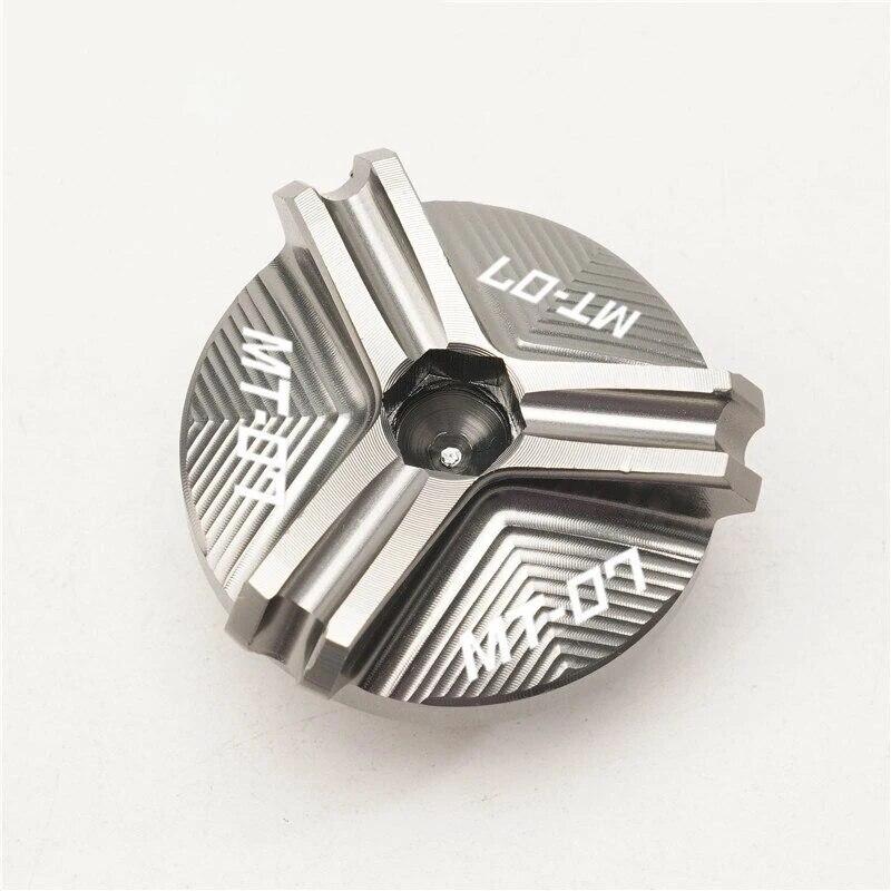 Для Yamaha MT07 TRACER MT-07 2014-2022 крышка цилиндра мотоцикла передняя и задняя крышка бачка тормозной жидкости, крышка маслозаливной горловины