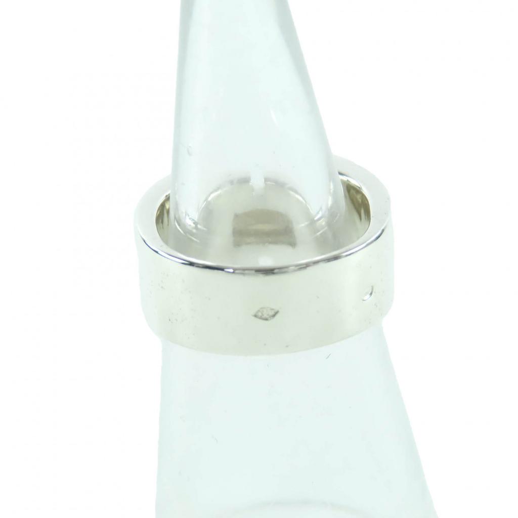 Excellent HERMES Ring Bucket Ring Silver gold 925 Women 50 Used