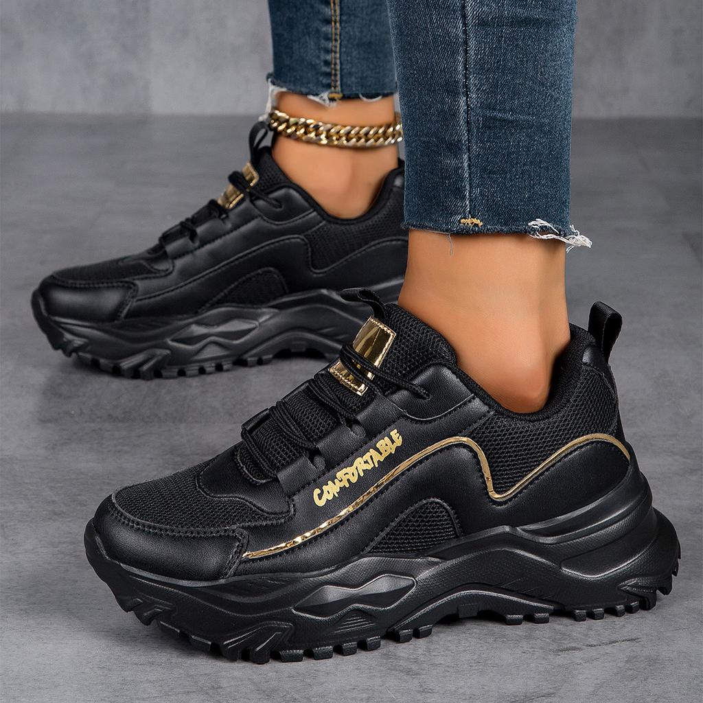 TUINANLE Парная обувь на платформе для женщин, дышащие повседневные кроссовки на массивной сетке, мужские спортивные туфли на толстой подошве