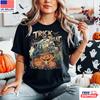 Retro Trick Or Treat Vintage Ghost Spooky Season Halloween T-Shirt S-5XL