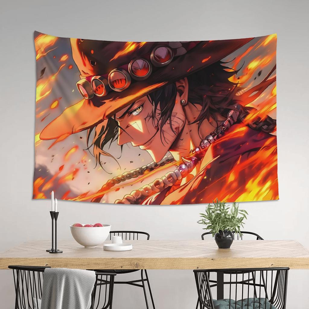 Аниме One Piece Cutecore Гобелен Настенное Полотно Одеяло Гобелен Предметы Декора Дома Настенные Украшения