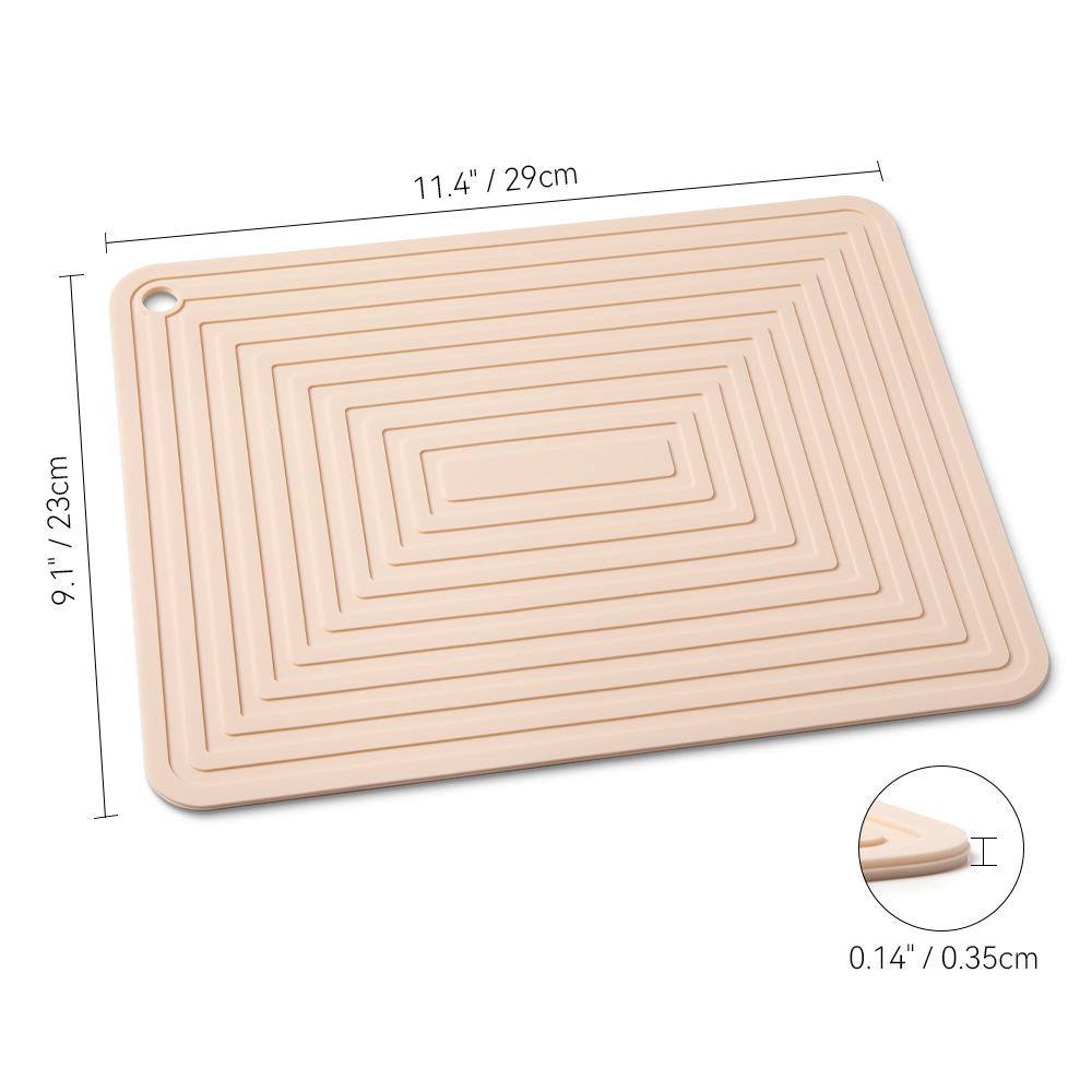 Силиконовый термостойкий противоскользящий коврик на кухонную столешницу