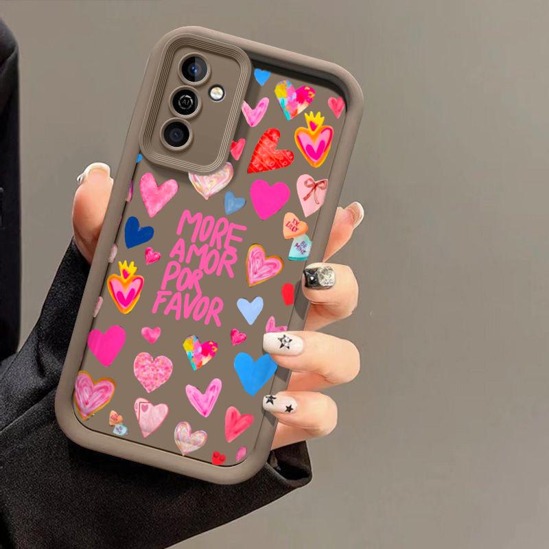 Чехол Сердце Листья Цветок для iPhone 17 16 15 14 13 12 11 Pro Max 17 Air 16E Plus Силиконовый Матовый Защитный Ударопрочный Чехол