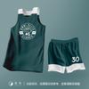 High-resistance digital printing quick-drying breathable basketball jersey set for boys and girls high school students sports competition training 