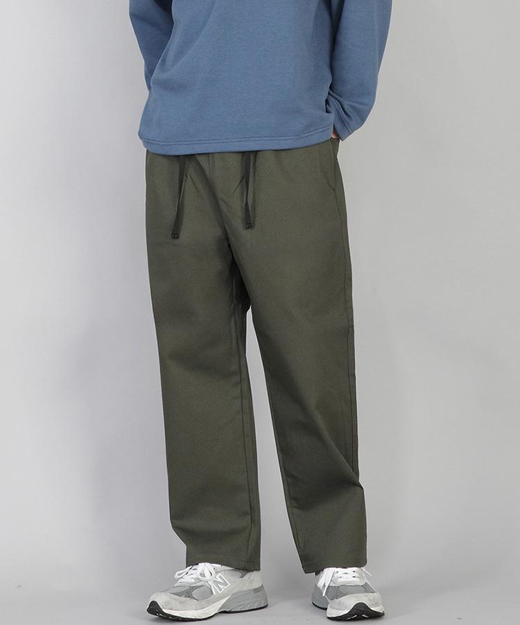 Хлопковые брюки Seinteukeulu plain, зауженные, Rtp-380, хаки