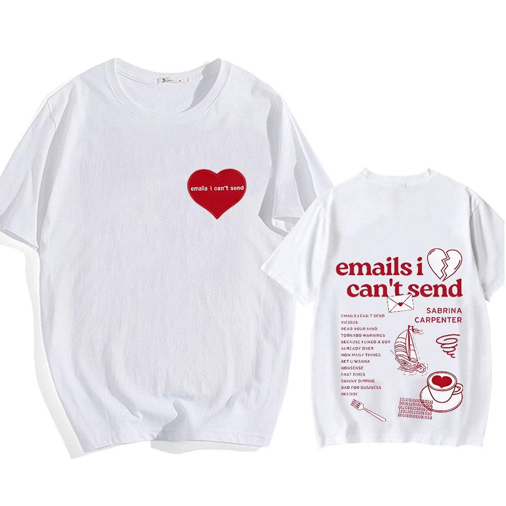 Vintage Sabrina Carpenter T Shirt Summer Oneck Soft Thirt Shirt Femme Grunge Clothes Casual Tshirt Sudaderas Fashion Tops