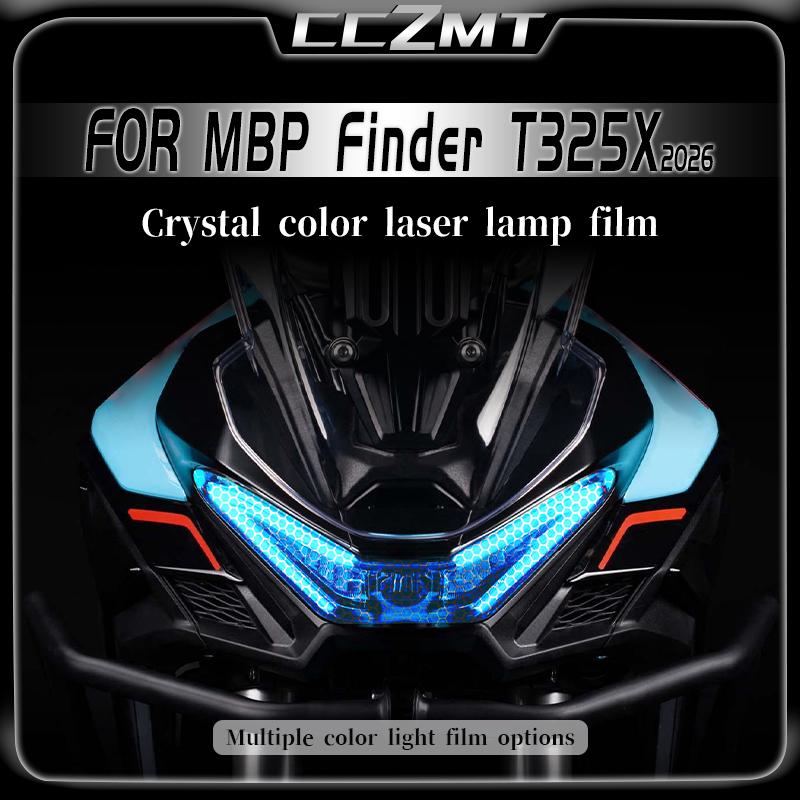 Для KEEWAY MBP Finder T352X 2026 защитная пленка на фару сотовая лазерная наклейка дымчато-черная пленка на задний фонарь модифицированный