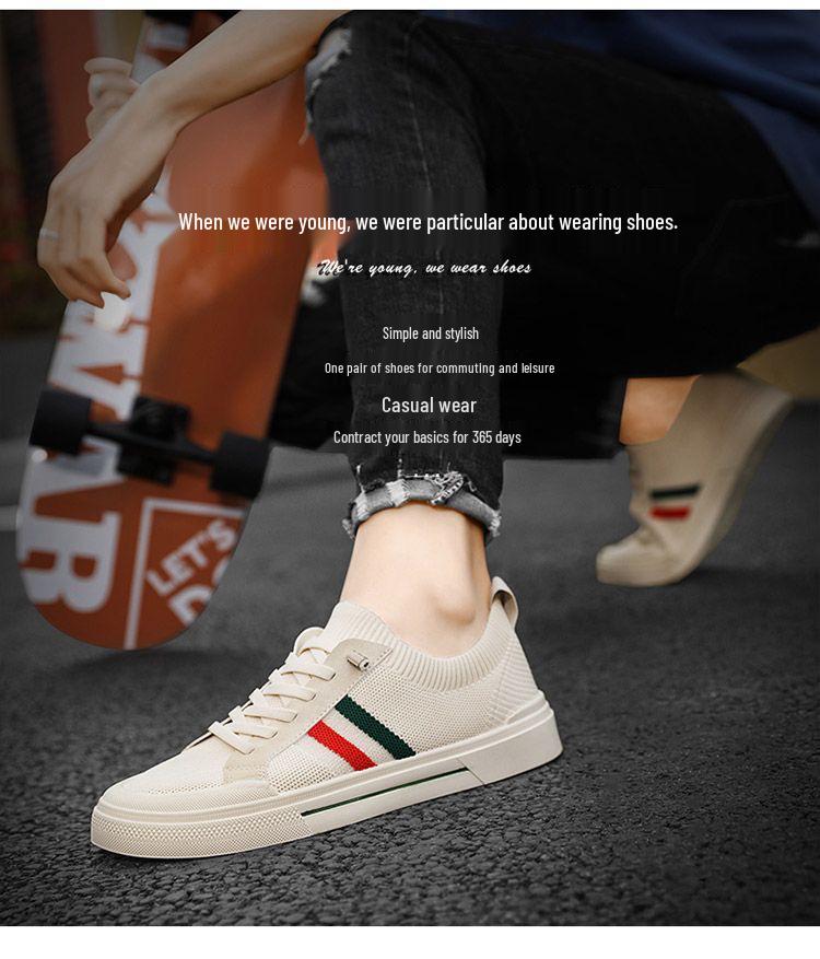 Мужские летние дышащие парусиновые туфли - Модная сетка, Универсальный спортивный и повседневный стиль