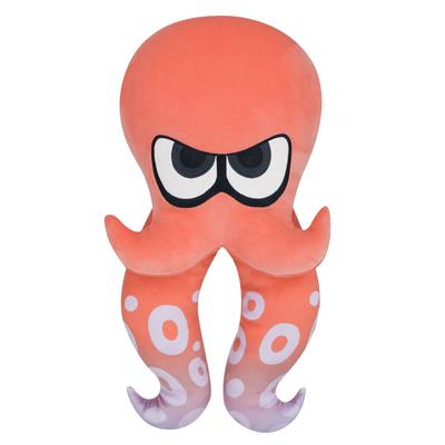 Sanei Boeki Splatoon 3 Коллекция ALL STAR Осьминог (M) Красная плюшевая игрушка, Ш20 x Г11 x В42см (SP40)