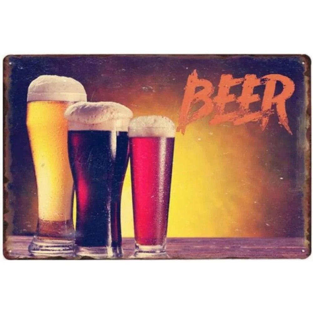 Винтажная чашка для пива Miller High Life, металлическая жестяная вывеска, плакаты, тарелка, Настенный декор для дома, бара, гаража, кафе, клуба, ретро постеры, доска