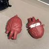 Чехол для наушников Red Heart для Airpods Pro 3D Liquid Silica Gel Cover Anti-Drop Wireless Earphone Protective Case Противоударный силиконовый чехол