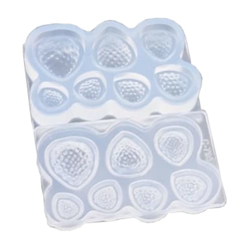 Kamejima Shoten Soft Mold, Round Strawberry, Double-Sided, Small, Hobby Tool C-795