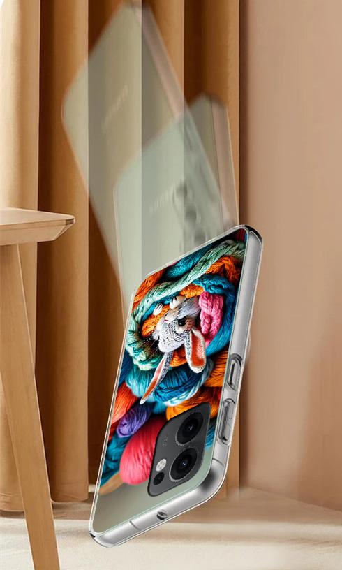 Etui Do Oppo Reno 13F 5G / 13 Fs 5G Foto Case Plecki Królik + Szkło 9H