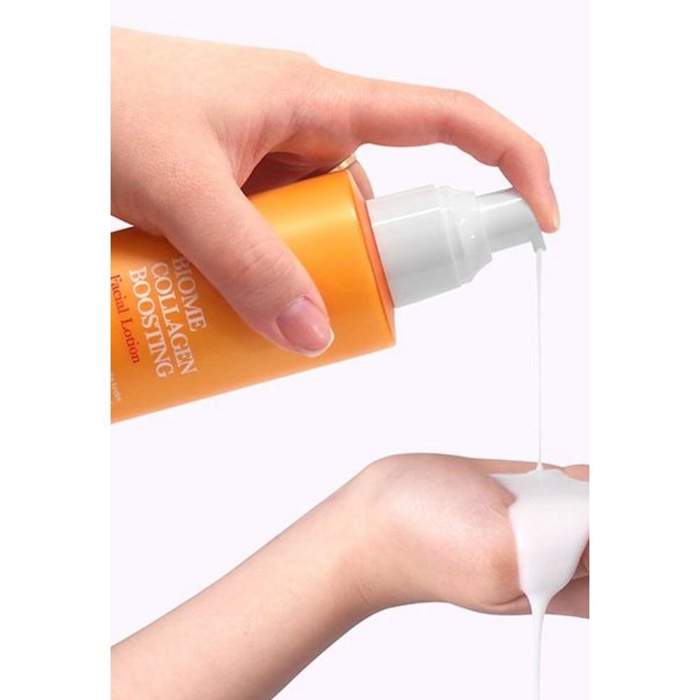 Vivas Biome Collagen Boosting Elasticity Skin 200 мл + Лосьон 200 мл + Крем 100 мл набор, 1 набор